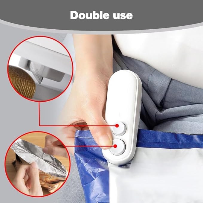 ๐งฒ Mini Portable 2-in-1 Bag Sealer & Cutter ๐