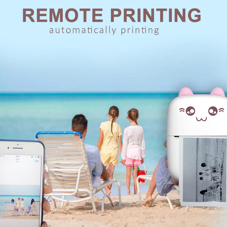 π¨οΈβ¨ Cute Mini Inkless Printer β Print Anytime, Anywhere! β¨π¨οΈ