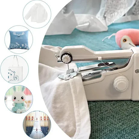 ๐งตโจ Mini Rechargeable Handy Sewing Machine โ Stitch Anytime, Anywhere! โจ๐งต